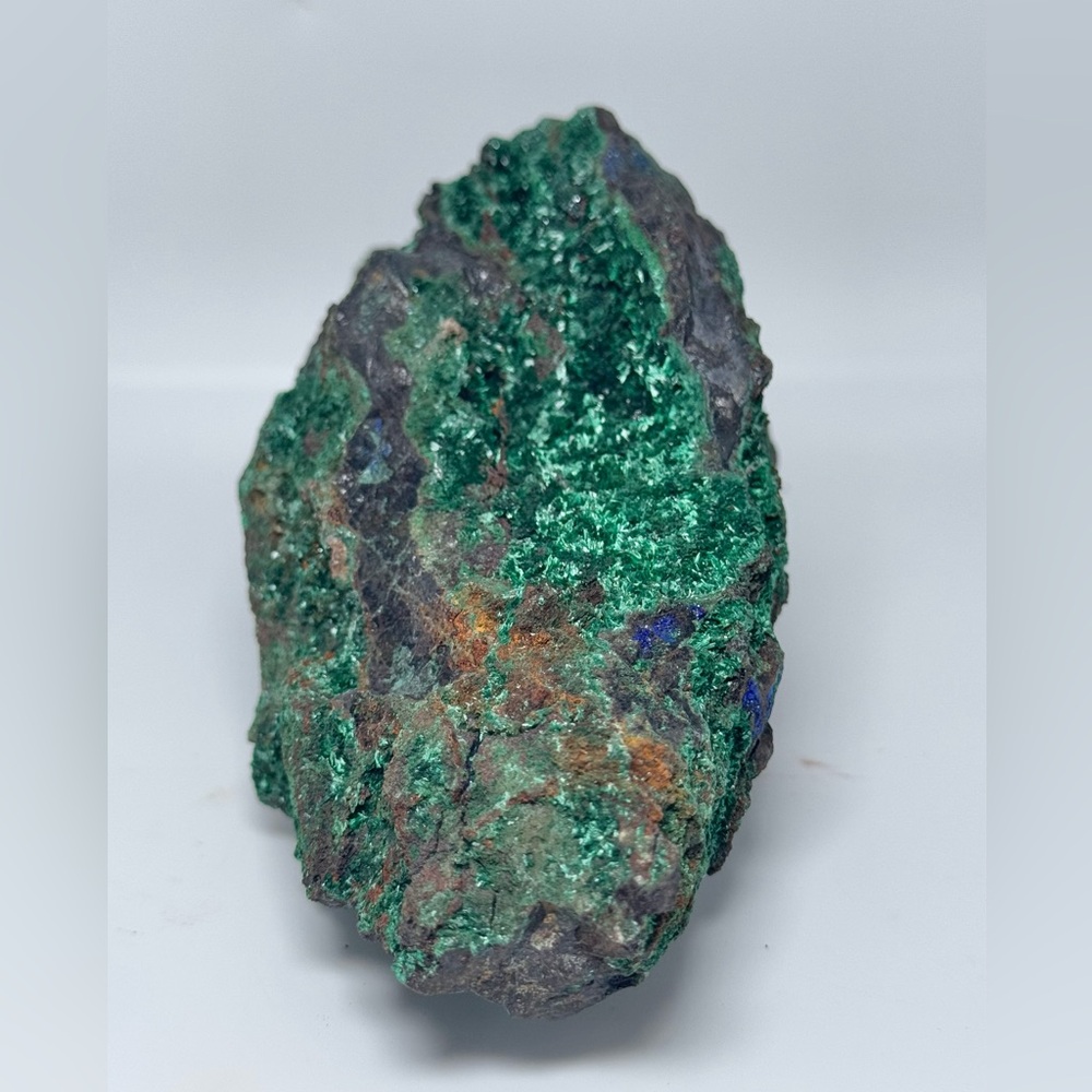 Large Raw Malachite and Azurite Specimen - Picture 2 of 8